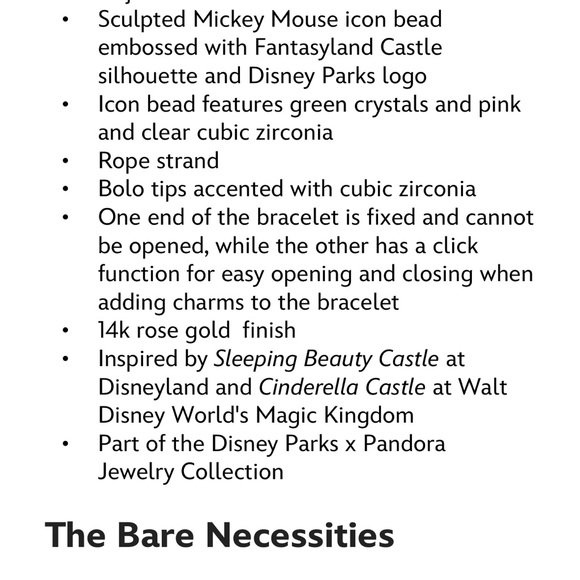 Pandora Disney Parks Exclusive slide bracelet in pandora rose gold. - Picture 6 of 12